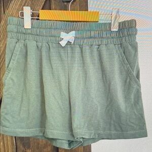 Women's Green Casual Shorts